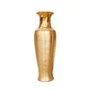 Vasi in ceramica oro elettroplatato ceramica pavimento grande vaso argento modello di decorazione di decorazioni per la casa di lusso europea