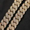 Pulseiras de cadeia de link cubano de quadril de 24 mm