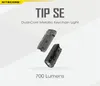 Nitecore Taschenlampe Mini Torch Tipp SE 700 Lumen 2 x Osram P8 LED mit wiederaufladbaren LIION -Batterie Dualcore Metallic Keychain LIG6131270