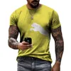 Vintage T-Shirt For Men Wolf Leopard Pattern 3D Printed Casual Round Neck Shirt Quick-Drying Exquisite Oversized Mens Clothing 240509