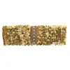 Ceinture sequin ceinture pour robe extensible femmes mode de taille décorative européenne et américaine