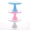 Feestbenodigdheden trouwdessert tafeldecoratie plastic tall cake bord European witte verjaardag lay -out display standaard