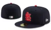 Chapéus de beisebol Cap bonés de beisebol bordado de hip hop algodão fechado Flex Sun Cap Mix Order 7-8 W-1