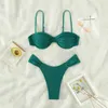 Dames badmode dames string badpak twee stukken sexy bikini set separat micro low rege zwempakken push -up badpak