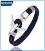 Mkendn Fashion Flugzeug Anker Armbänder Männer Charme Seilkette Paracord Armband Männliche Frauen Stil Wickelmetall Sport Hook X07063116469