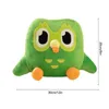 dessin animé mignon vert vert peluche enfant jouet mignon hibou fun poupée molle remplie animal enfant cadeau d'anniversaire décoration de maison 240426