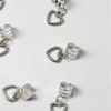 Hair Clips 10pcs Hollow Out Heart Dreadlocks Beads Braid Rings Dread Locks Braiding Cuffs Decoration/Accessories