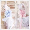 Dog Apparel Yarn Fairy Bowknot Cat Leash Clothes Adjustable Kitty Harness Chest Strap Dress Nylon Pet Safety Belt Accessories