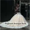 新しい2024フラワーズレースQuinceanera Dress Ball Gown Off Offers Off Offer