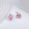 Boucles d'oreilles en peluche myop 2024 bijoux 925 argent sterling solennel spécial exquis riche Opale Custom personnalisé en gros cadeau pour les femmes