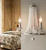 Lampe murale rétro Crystal glandage Ornements suspendus Livrages de nuit cuisine El Lobby Home Decor Lighting Lighting