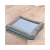 Cat Beds Furniture New Cooling Pet Bed For Dogs House Dog Beds Large Pets Products Puppies Mat Cool Breathable Cat Sofa Supplies Dro Dhdpa