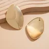 Stud Earrings Ingemark Exaggerated Big Irregular Metal For Women Trend 2024 Classic Gold Color Pierced Earring Steampunk Jewelry