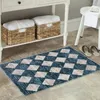 Carpets Lahome Marocain Trellis Imprimé tapis d'entrée de cuisine non glisser tapis de plancher lavable Carnet à lancer en sol pour chambre de salle de bain