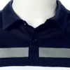 Heren Polos Men Korte slve polo shirt borst thr streep kleur matching mode collocatie strtwear casual mode mannen polo shirt y240510ry67