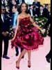 Celebrity Evening Jurk afstuderen feestjurk 2024 Met Gala Flower Kendal Jenner Kim Kardashian Kylie Jenner Korte jurk uit schouder