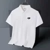 Men's Polos MMens shirt Luxury Printed top T-shirt Decal cotton Polo T-shirt Mens summer fashion casual short-slved blazer Y240510VUY6