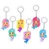 Andere evenementenfeestjes Nieuwe 6pcs Mermaid Party Geschenken Keychain Bracelet Ornamenten Thema Birthday Decoration Girl Baby Shower Gunst Dhya7