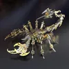 Colorful Scorpion King 3D Metal Puzzle Toys Assembly Decoration Educational Assemble Cadeaux d'anniversaire pour adultes 240509