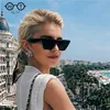 Güneş gözlüğü yeni marka Harko Square Glasses Kişiselleştirilmiş Kedi Göz Renk UV400 Kadınlar İçin Uygun Q240509