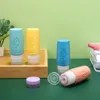 Storage Bottles Leaf-shaped Travel Silicone Dispensing Bottle Set Body Wash Spray And Conditioner Toiletry Mist