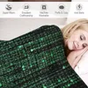 Filtar HD Matrix Digital Rain Throw Filt Flannel Fabric Quilt Retros Summer Beddings