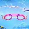 Plongeons LOGGLES CEINS CHILRENS CARIÈTES CARIÈTES SWETH SILICONE SILICONE ARRÉPRÉPORT ET MIRMOIR ANTI FOG HIRDÉFINITION Q240410