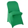 Couvre-chaise Blanc Spandex ER Black for Pold Drop Livraison Home Garden Textiles Textiles Sashes DHSFK