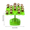 Balancing Monkey Toy Monkey Balance Tree Board Game Montessori Interactive Math Toys Kids Puzzle Thinking Training Game Baby Toy 240509