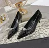 Top quality Silver buckle leather Silk Pointy toes slingback sandals pumps heel Kitten heels Dress shoes Stiletto heels Luxury designer shoes Dinner Office shoes sl