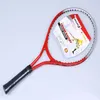 Ensemble de 2 enfants raquette de tennis pour l'entraînement en fibre de carbone Top en acier matériau en acier avec balle gratuite 240509