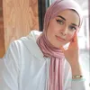 Halsdukar musilim kvinnor strechy jersey hijab bra söm stretch jesey hijabs halsdukar mjuka turban huvud wraps headscarf