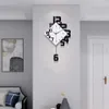 Wall Clocks Modern design of large pendulum wall clock Nordic style living room home decoration modern creativity bedroom silent Q240509