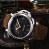 Vrouwelijke pols horloge Panerai Swiss Watch Luminor 1950 Series PAM00422 Bubble Mirror Gouden naald Sandwichplaat Handmatige Mechanische waterdichte herenhorloge
