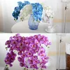 Decoratieve bloemen Plastic simulatie kunstmatige vlinder orchidee bruiloft feest huis decor zijden bloem indoor buiten boeket phalaenopsis