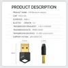 RTL new USB Bluetooth 5.0 PC wireless audio receiver transmitter mouse keyboard adapter