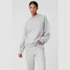 Lo Yoga Hoodie Cotton Casual Versatile Solid Color Sports Outdoor Top Långärmad löpande träning Huven Lös höst/vinter toppar