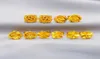 Çiçek şeklindeki moda saplama küpeleri kız çocuklar için bayan 18k sarı altın dolu cazibe güzel mücevher hediyesi5819887