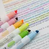 12 пастельных цветов Highlighter Pen Geespect Light Color Milkliner Двойной наконечник