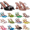 chaussures de robe de luxe sandales talons femmes mules métalliques PVC STRAPE TOP FAMONDES DAMES FRANT PROPAREENT VINES CUP TAPE