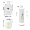 Bouteilles de rangement 2 / 3pcs Creative Jesus Cross Pattern Bottle Holy Water Water Sturdy Portable Durable Prime Church