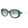 Lunettes de soleil Rétro Small Frame pour femmes Luxury Vintage Pearl Decoration Y2K Sun Glasses Shades UV400 Eyeglass
