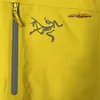 ماركة المصممين للسترات الرياح المقنعين Arc Pro Mountain Recco Men Men Size XL Yellow R73F