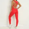 Fashion Sexy Hollow Scrunch Monkeys Frauen Fitnessstudio Sport Jumpsuit Erhöht winde weiße schwarze weibliche Yoga -Fitness -Overalls Sommer -Outfits 240510