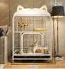 Cat Carriers Cage Home Indoor Huis Cattery Klein appartement Kabinet Nest Castle Villa geïntegreerd niet-bedekking