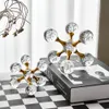 Décoration de table moderne art créatif Crystal Ball Light Luxury Living Room Porch Wine Cabinet 240430