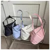 Bolsas de noite de cor sólida feminina saco de ombro feminino design simples senhoras de moda de moda de moda colegial bolsa bolsa bolsa axila