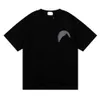 Tshirt de concepteur de luxe Shirt tshirts tshirts exquis Black Mountain Moon Imprimé des chemises de cou rond en vrac