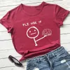 Frauen T-Shirt plz verwenden es Gehirn T-Shirt lustige süße Frauen Baumwolle Grunge Vintage Tumblr Zitat Casual Fashion Tops Grafik Unisex Soft TS Y240509