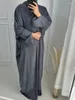 Vêtements ethniques Ramadan Eid Hiver Dubaï Open Muslim Kimono Abaya Damen Turke